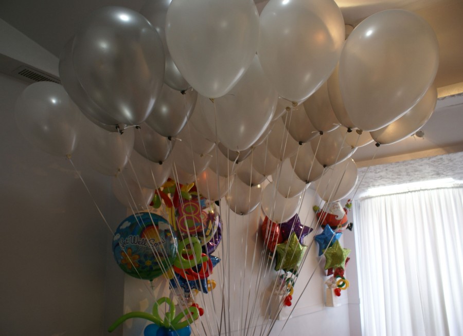 Preparation of Balloons for company celebrating 100th anniversary